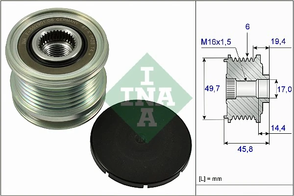 Alternator Freewheel Clutch
